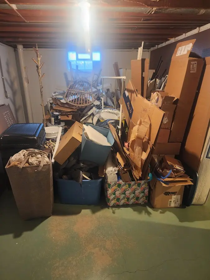 Roll-off dumpster container at job site for Construction Dumpster Rental in Miami Lakes